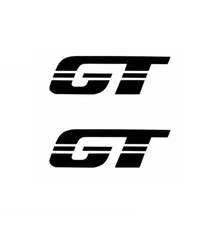 1983 - 1986 FORD MUSTANG GT VINYL DECAL STICKER FENDER TRUNK LETTERS