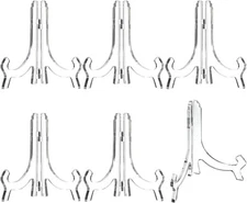 6 Pack Acrylic Easel Stand