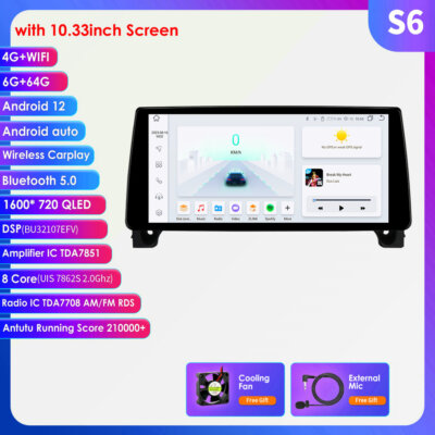 10.33'' 6G+64G CarPlay Autoradio für Peugeot 3008/4008/5008 2016-2022 Android13