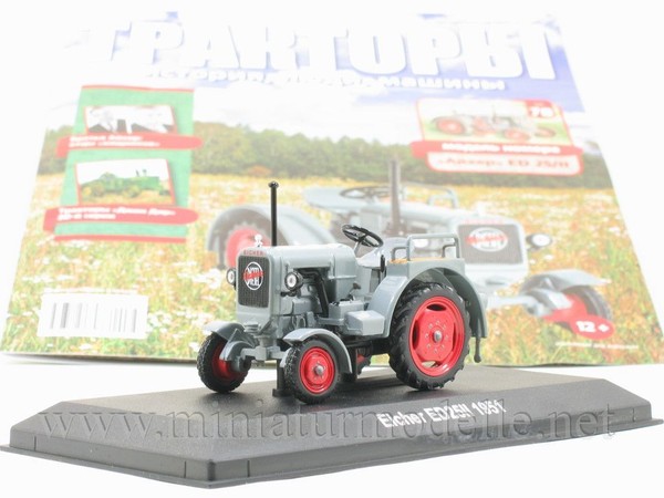 1:43 Traktor Eicher Ed 25 Ii Diesel Hachette 78 Tractor Udssr Rad Schlepper Ovp-image