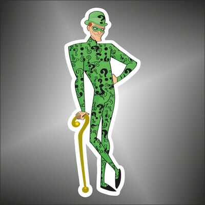 AUTOCOLLANT RIDDLER BATMAN decal STICKER | eBay