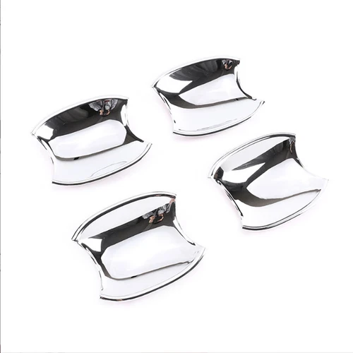 Manija de puerta lateral cromada para Toyota Tacoma 2016-2023 cubierta de tazón accesorios de moldura - Imagen 4 de 8
