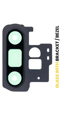 Back Camera Lens With Bracket / Bezel For Samsung Galaxy Note 10+/5G Aura Black