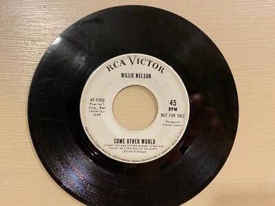 WILLIE NELSON - Blackjack County Chain/Some other World 1965 45rpm