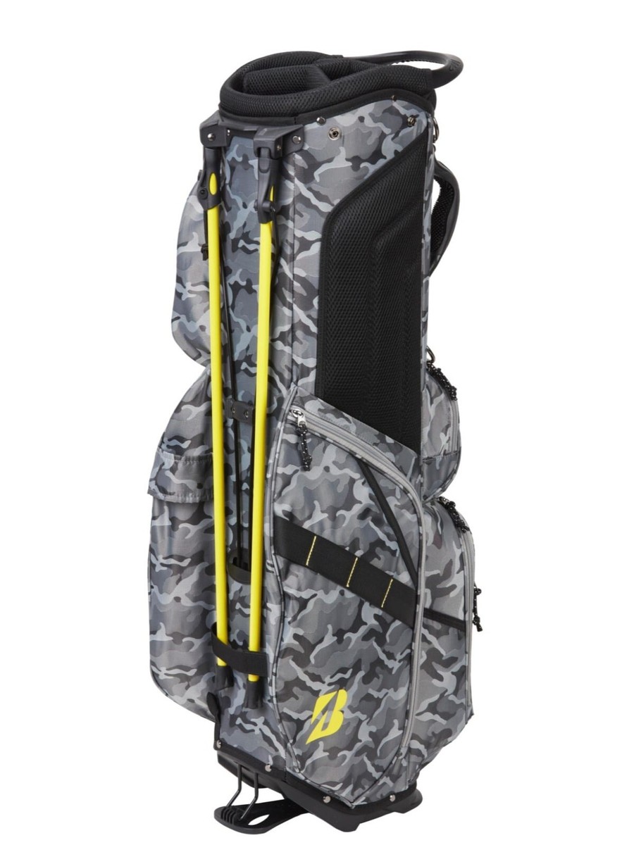 BRIDGESTONE Carry Stand Bag Lightweight Gray Camo 9x47
