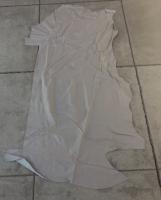 Real Leather Cowhide - Tango Cappuccino - 15+ Sq ft - Uphol/Crafts J836