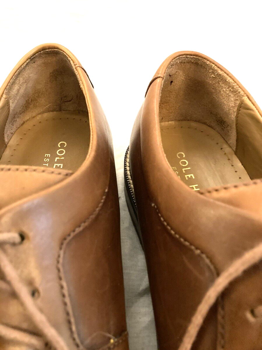 Cole Haan Warren Cap Toe C20153 Leather Oxfords Men display picture 2