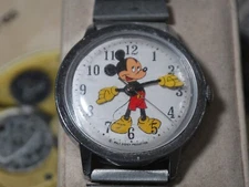 Vintage 1970s TIMEX Mickey Mouse Manual Wind Men's Watch -- For Repair /Parts