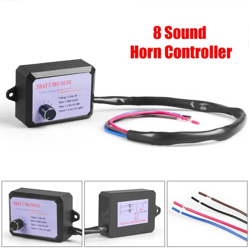 12V24V 8 Sound Musical Horn Controller Horn Control Unit for Car Truck