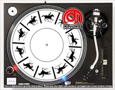 Horse Gallop - 7"-12" DJ slipmat for LP turntable record player 