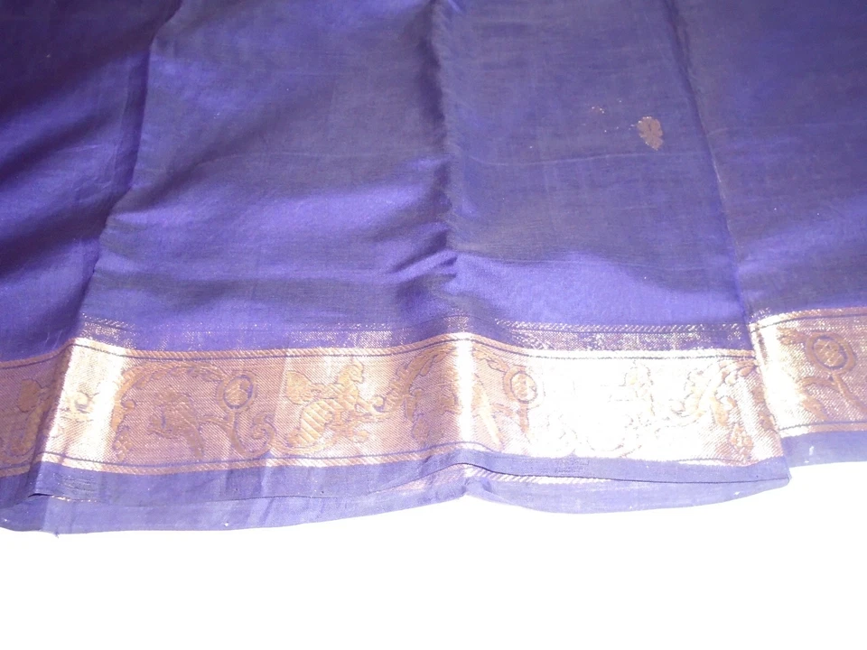 NUEVO SARI DE SEDA CON BLUSA COSIDA SARI ÉTNICO INDIO Foto 4 de 4