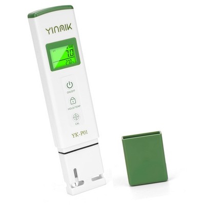 pH Messgerät, Digitaler pH Tester für Wasser, Genaues pHTemperatur Messgerät ...