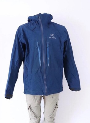 Arc'teryx Alpha AR Goretex Shell Waterproof Jacket Blue Men Sz- XL