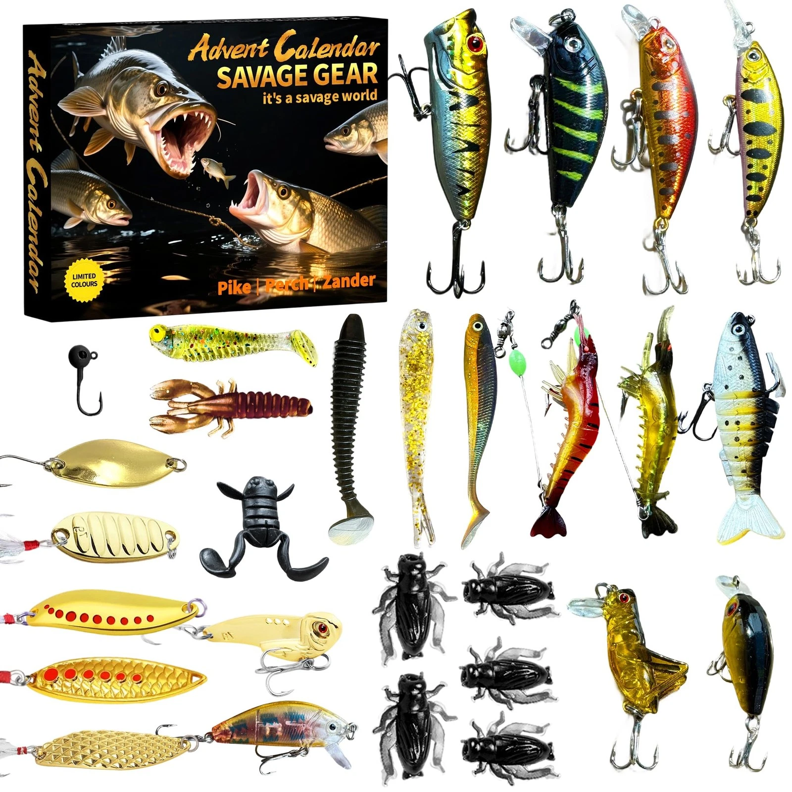 Halloween Fishing Advent Calendar 2026 for Men