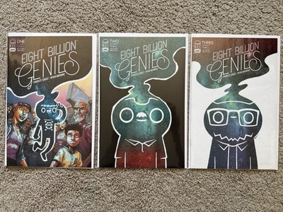 EIGHT BILLION GENIES #1 2 3 2ND PRINT LOT OF 3 NM OPTIONED IMAGE COMICS 2022