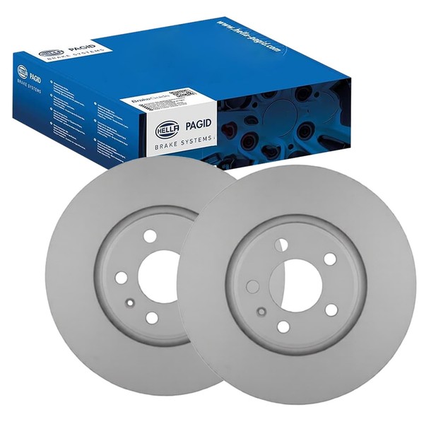 2X Hella Bremsscheiben 320Mm Vorne Passend FüR Audi A4 A5 A6 A7 Q5 55293P-image