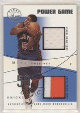 2003-04 Flair Final Edition Platinum 35/39 Mike Sweetney #PGD-MS Dual Patch z5i