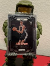 2023-24 Monopoly Prizm VICTOR WEMBANYAMA Rookie Card RC Base Spurs #81 Wemby NBA. rookie card picture