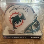 Dan Marino Miami Dolphins Autographed NFL Mini Helmet in Display Case