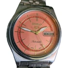 Seiko 5 Automatic pink dial Vintage Dress Watch 8009-3170 Refurbished.