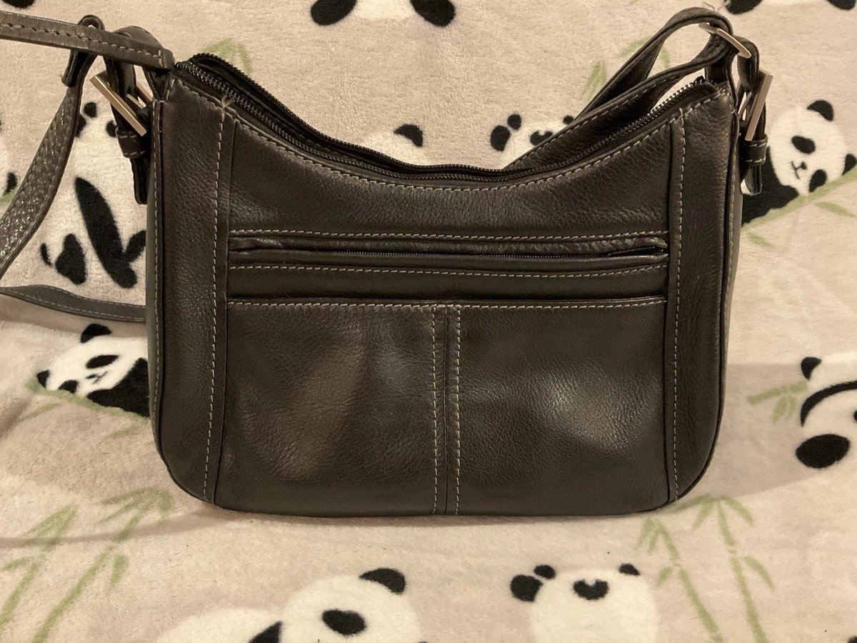 Derek Alexander Backpack Womens Small Black Brown Leather Vintage Plaid Lining Derek Alexander Leather Exterior Small Bags & Handbags for  main image 2