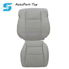 Driver Bottom & Top Replacement Leather Seat Cover For 2009-2014 Acura TSX Gray