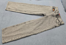 Empyre Jeans Womens 25 Gray Denim Relaxed Baggy Fit Straight Skate Charcoal Wash