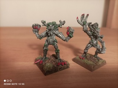 Warhammer Fantasy - 2x Wood Elf Dryads Waldelfen Driaden Alt RAR