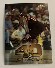 1998 Topps Chrome Basketball Topps 40 Tim Hardaway #T40-19 - Heat