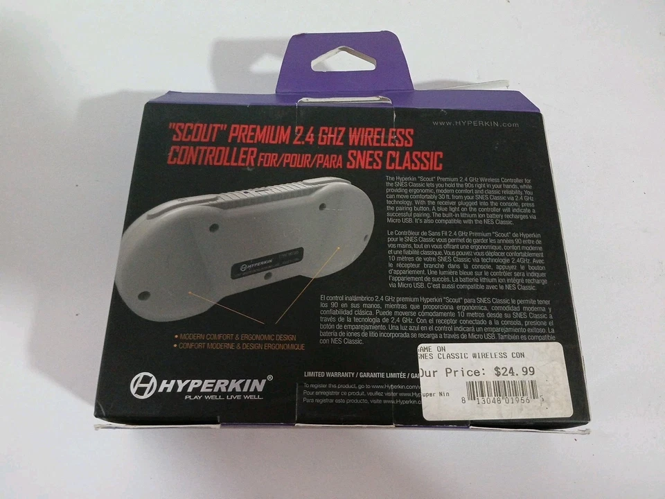 Hyperkin Scout Premium BT Controller for SNES PC Mac and Android  - Image 2 of 3