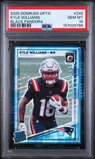 2025 PANINI DONRUSS OPTIC BLACK PANDORA #245 KYLE WILLIAMS 05/25 PSA 10