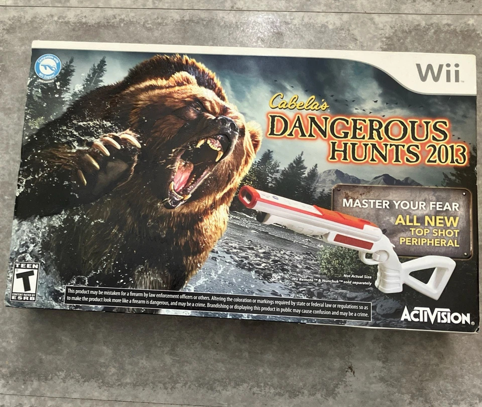 Cabela's Dangerous Hunts 2013 Bundle Pack W/ Top Shot Peripheral * Wii - Image 4 of 4