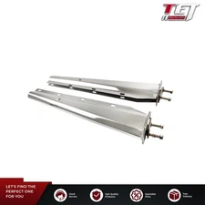 30" Stainless Steel Straight Mud Flap Hanger 2 1/2" Bolt For Semi Truck Tapered