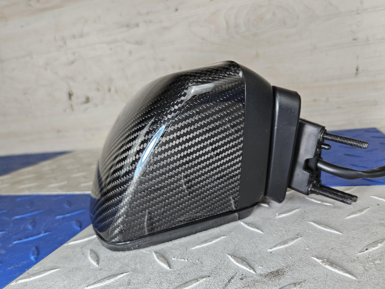 2017-2023 Audi R8 V10 OEM Left Driver Door MIrror Carbon Fiber Trim 8k Miles