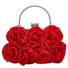 Clutch purses for Women Evening Clutch Satin Bag Wedding Cocktail Party Prom ...
