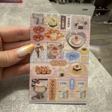 Planche Autocollants Holographiques Kawaii Desserts Japonais 12x8cm A-05
