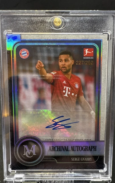 2019-20 Topps Museum Collection Bundesliga - Archival Autographs Serge Gnabry...