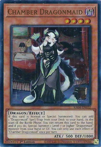 Chamber Dragonmaid (UR) RA04-EN032 Quarter Century Stampede