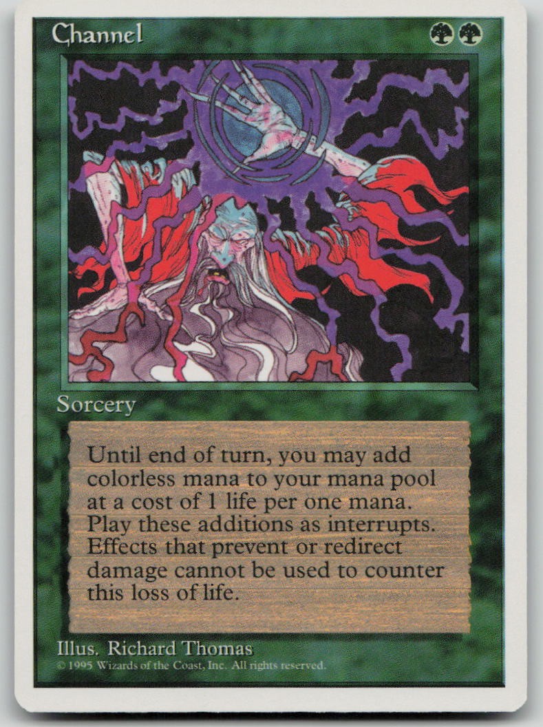 Channel [Revised Edition - 188] Lightly Played Uncommon Magic
