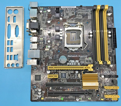 ASUS B85M-E REV:1.02  DDR3 - mATX - Sockel 1150 - mit I/O Shield #MX10