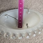 Bead Chain Light/Lamp * 3-hole GLASS SHADE Light Beige Candlewick — photo 7