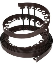 5m Lawn Edging Border with 10 Pegs Heavy Duty Garden Edging for Paths Drives