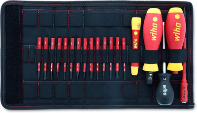 Wiha 28781 Insulated Torquevario-S & Slimline Blade Set, 20 Piece, 10 50 In/Lbs,