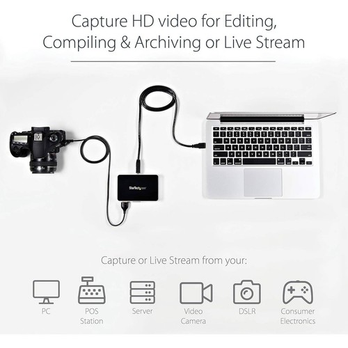 StarTech USB 3.0 périphérique de capture vidéo HDMI DVI VGA RCA NTSC PAL - Photo 3/8