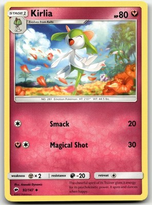 Kirlia Burning Shadows 92/147