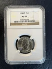 1948-S Washington Quarter 25C Silver NGC MS65 (Cert 3779684-018)