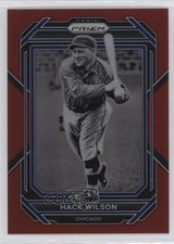 2023 Panini Prizm Red Prizm 107/199 Hack Wilson #218 HOF 2t9