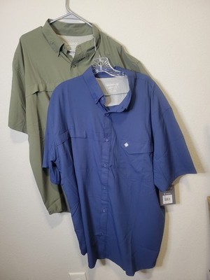 Nomad Stretch Lite Performance Hunting Button Shirt Lot of 2 Men's 2XL New
