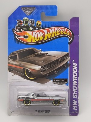 Hot Wheels 2013 - '71 Plymouth Hemi Cuda  - Zamac Walmart Exclusive USA