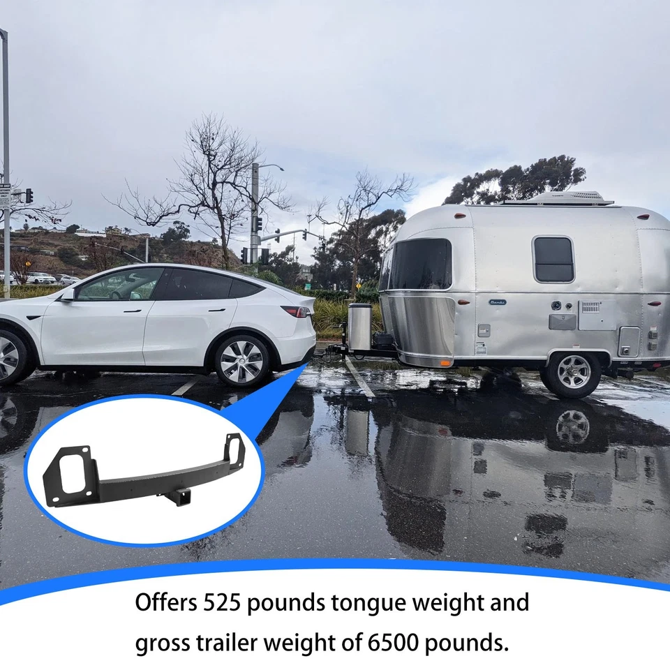 Class III Trailer Towing Hitch Receiver 2" For 2020-2024 Tesla Model Y - Image 2 of 4